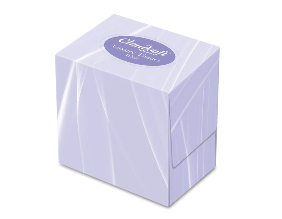 Facial tissues cubed