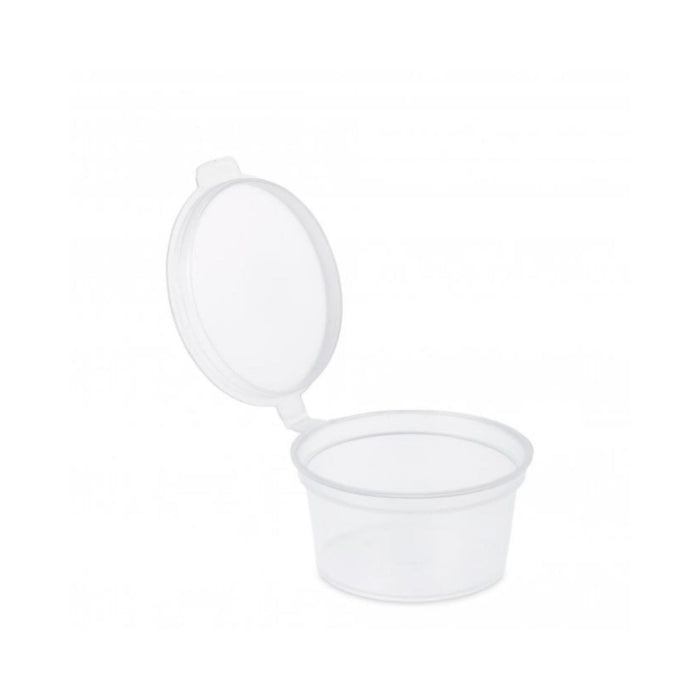 Microwave portion pot round pp clear hinge