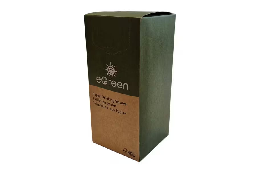 Black compostable sip straws