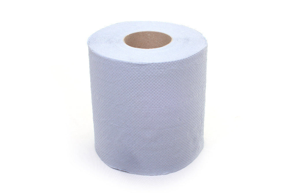 Centrefeed rolls embossed Blue 2ply 120m x 175mm