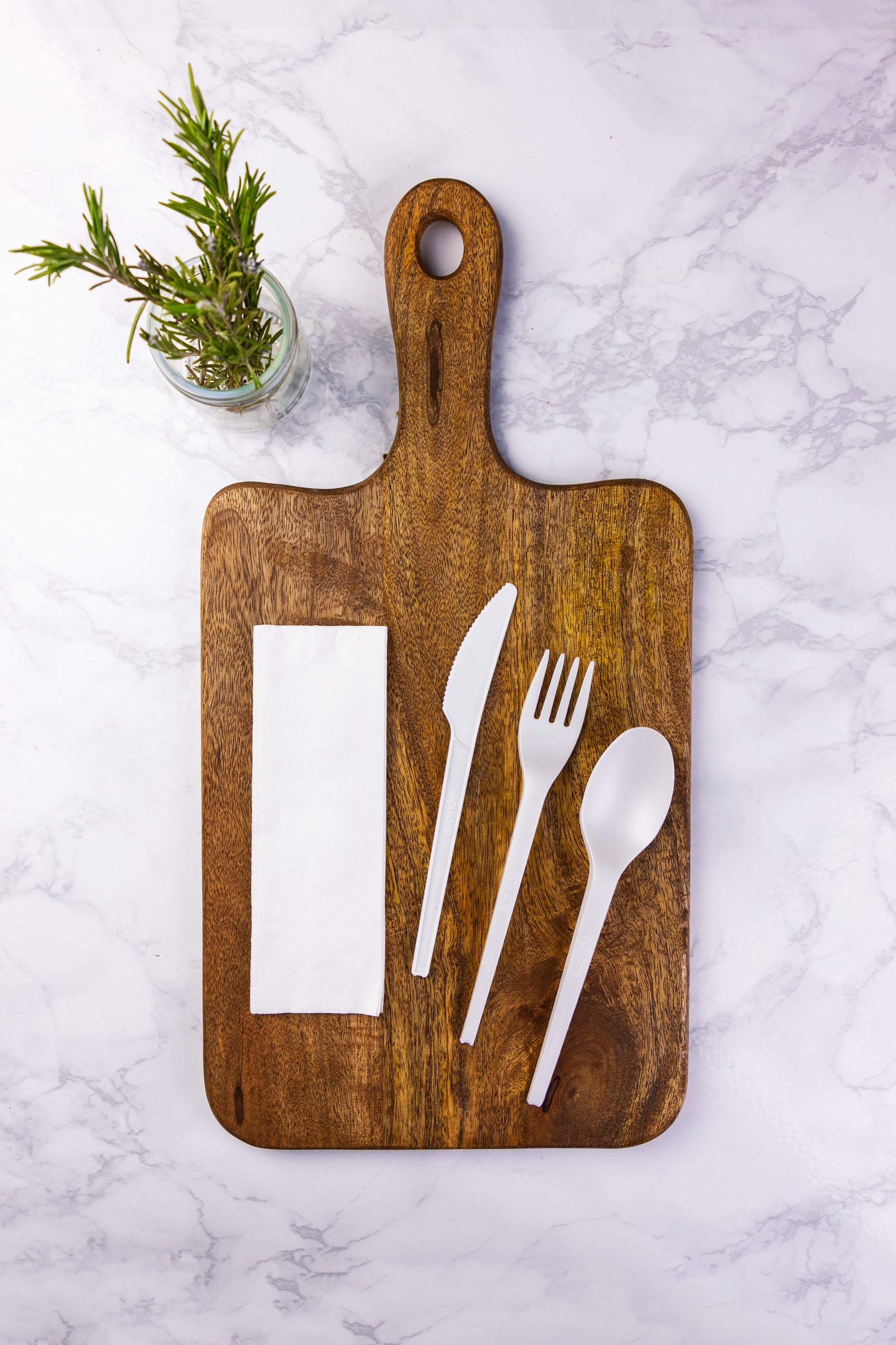 Compostable CPLA cutlery kit